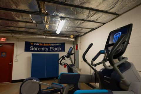 Serenity Place basement with fitness equipment